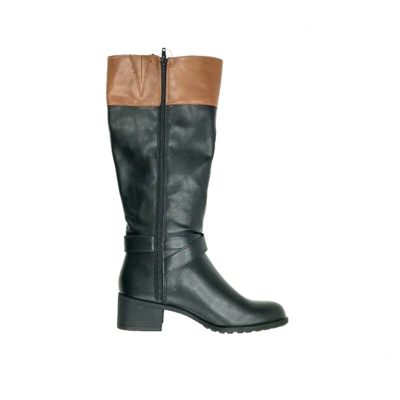 Women Black Harness Boots Size 6M Style & Co Vedaa - Picture 2 of 5